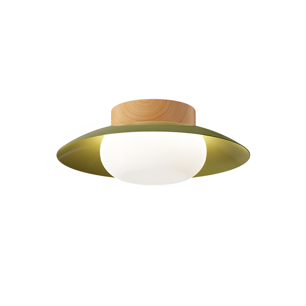 French Acrylic Round Ceiling Light