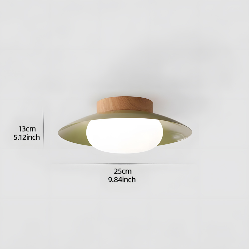 French Acrylic Round Ceiling Light