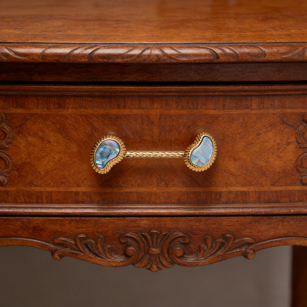 French Creative Shell Brass Cabinet Pulls 