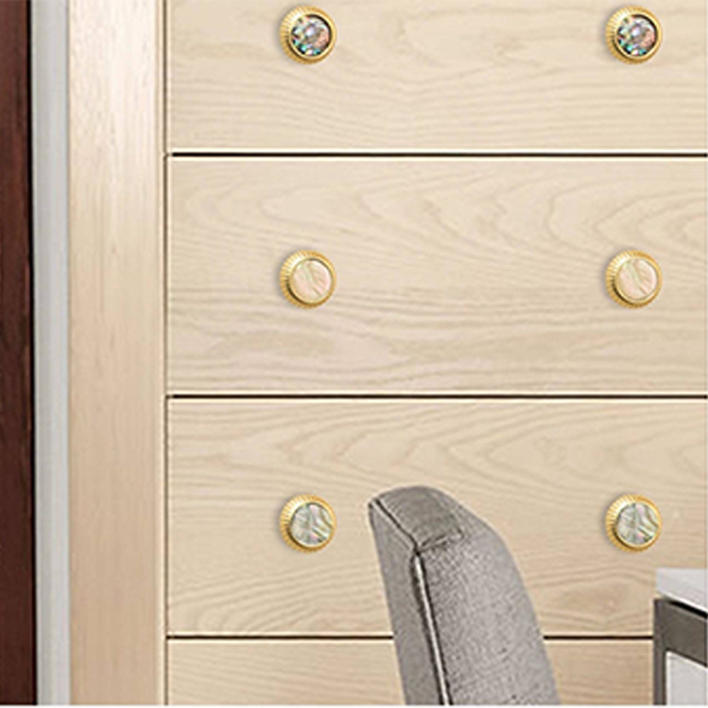 French Creative Shell Brass Cabinet Pulls 