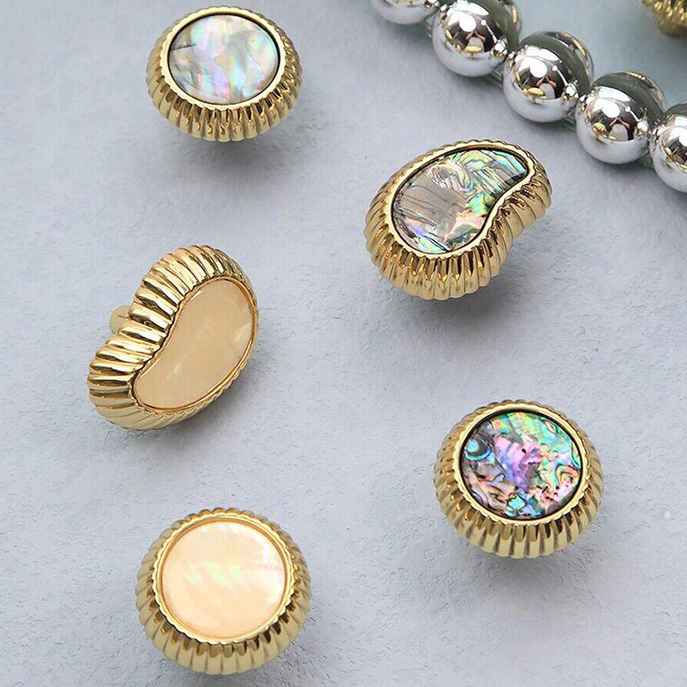 French Creative Shell Brass Cabinet Pulls 