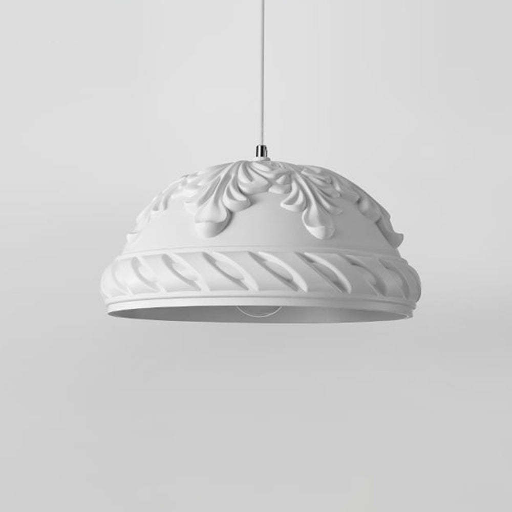 Creative Carved Resin Hanging Pendant Light -Homdiy