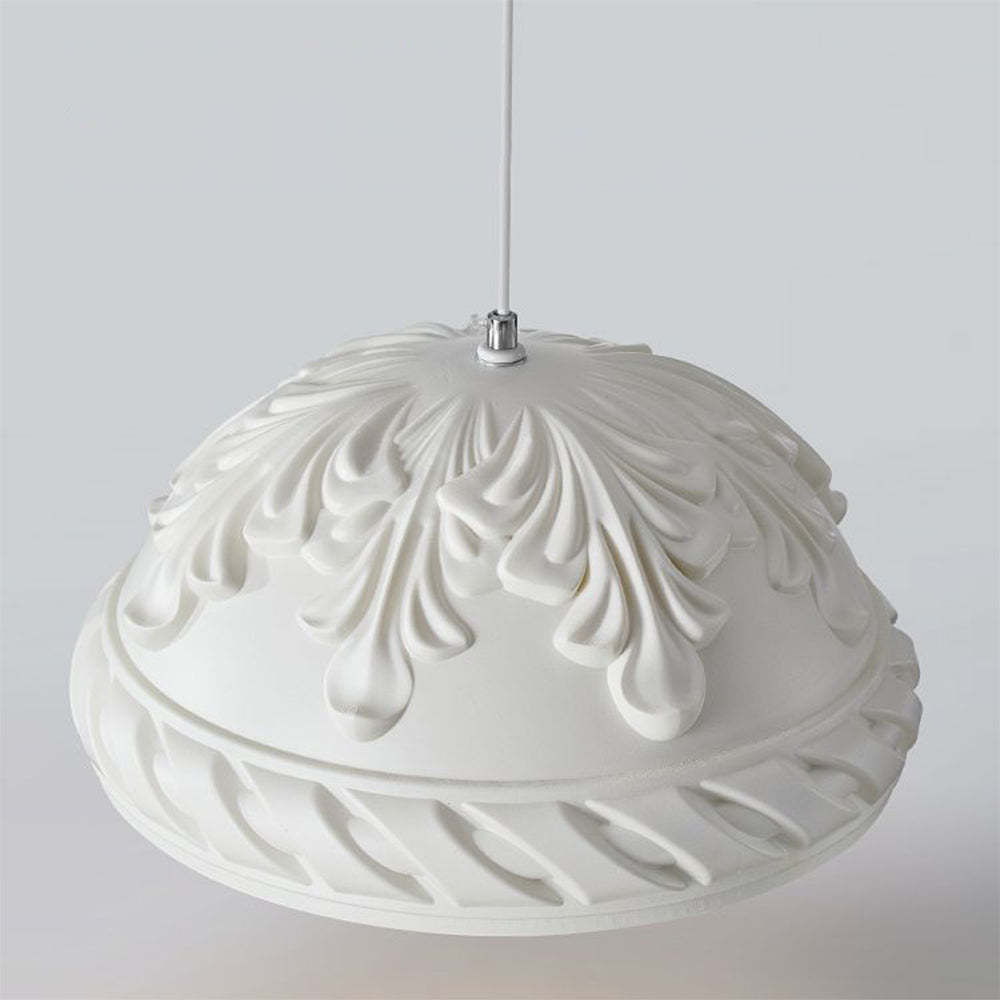Creative Carved Resin Hanging Pendant Light -Homdiy