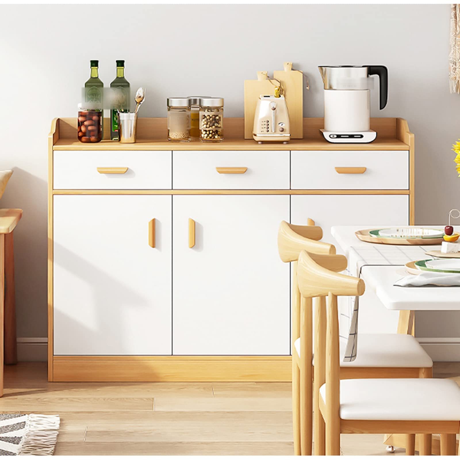 Morden Solid Wood Cabinet Drawer Pulls -Homdiy