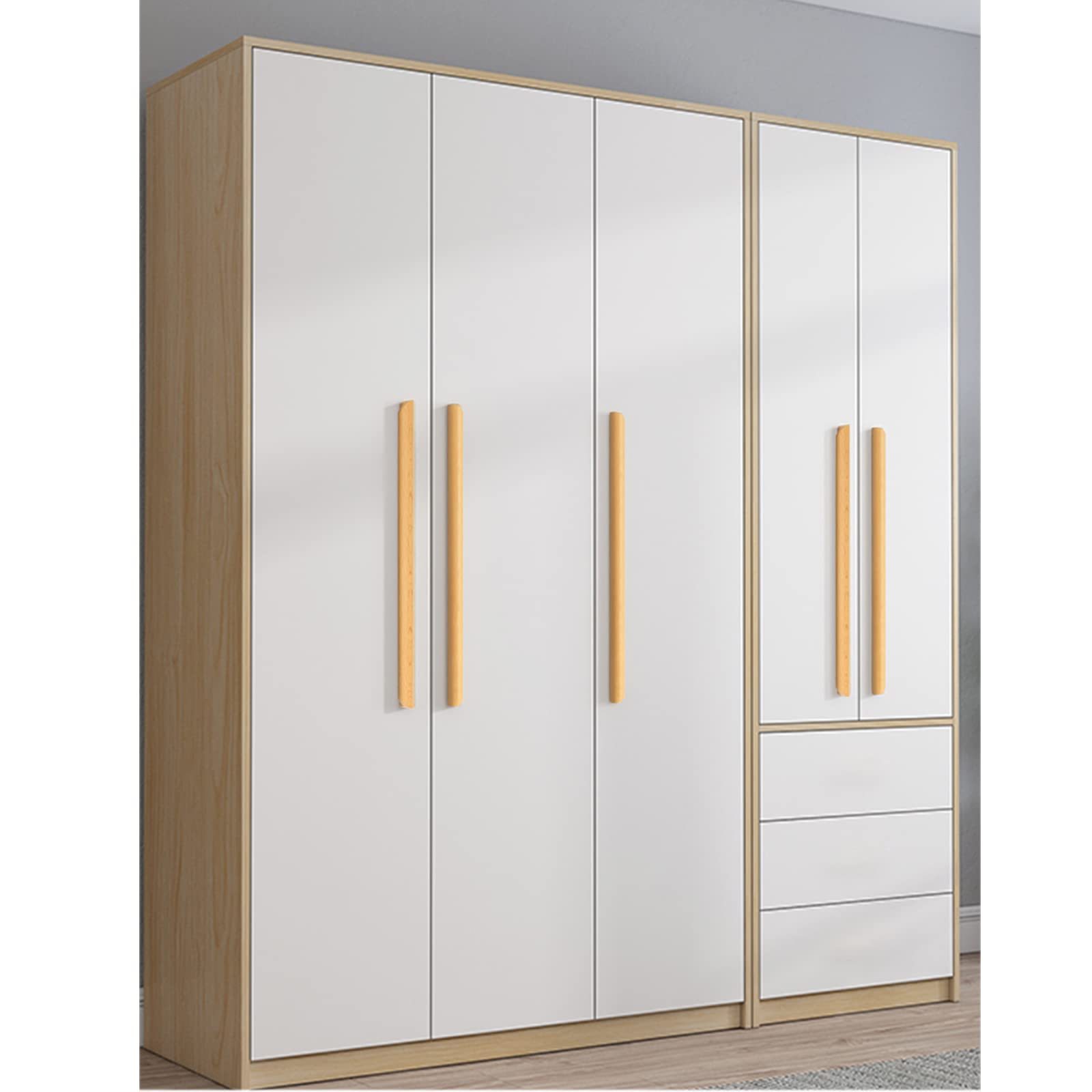 Morden Solid Wood Cabinet Drawer Pulls -Homdiy