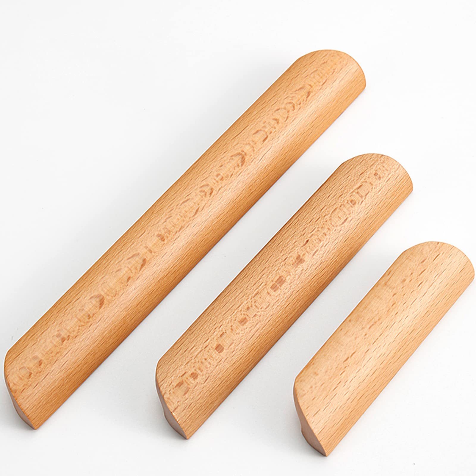 Morden Solid Wood Cabinet Drawer Pulls -Homdiy