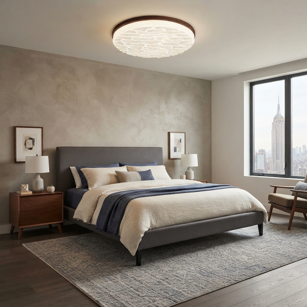 Medieval Round White Led Ceiling Light