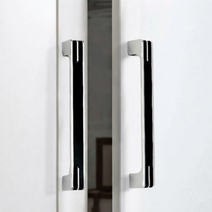 Modern Unique Black Chrome Kitchen Cabinet Handles