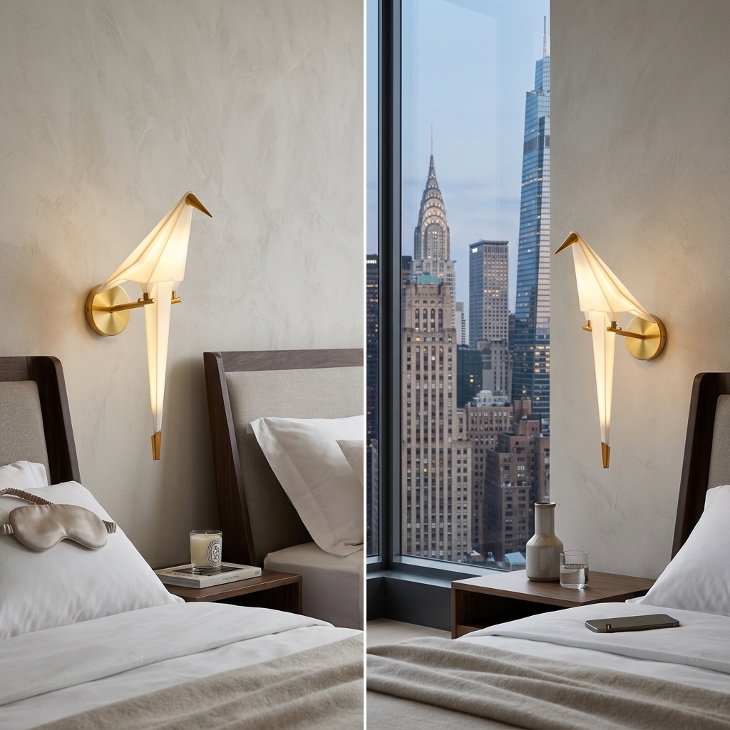Modern Little Bird LED Wall Light