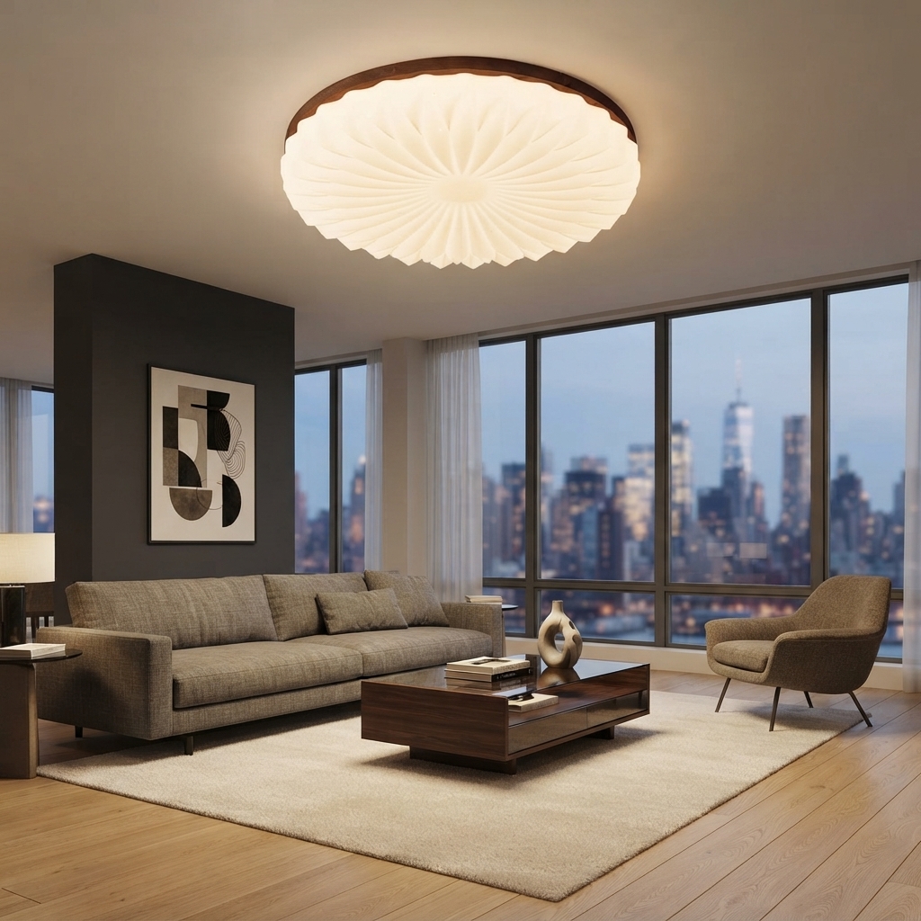 Medieval Round White Led Ceiling Light