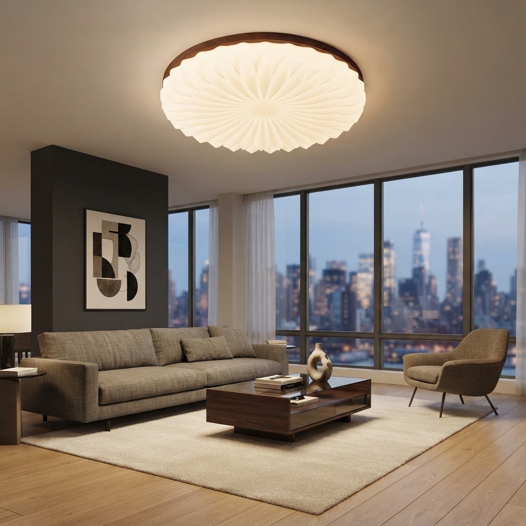 Medieval Round White Led Ceiling Light