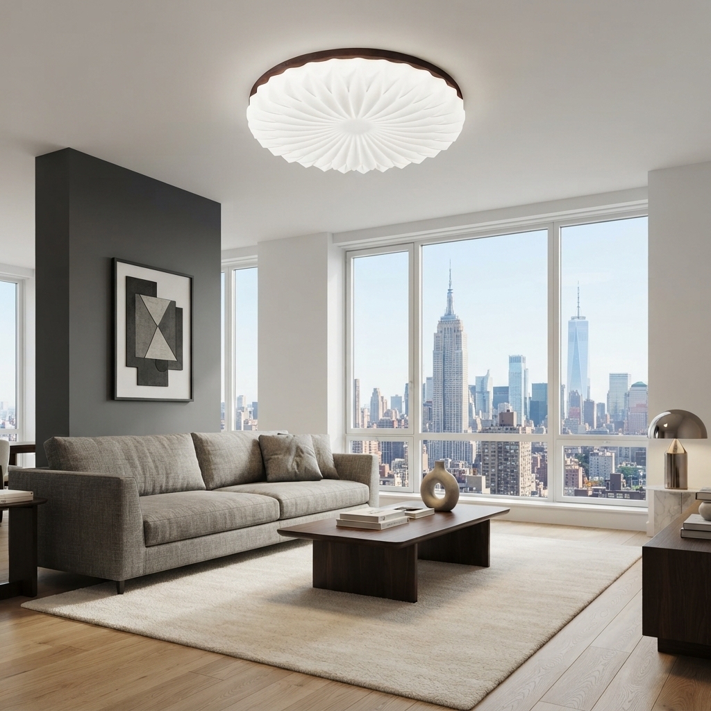 Medieval Round White Led Ceiling Light