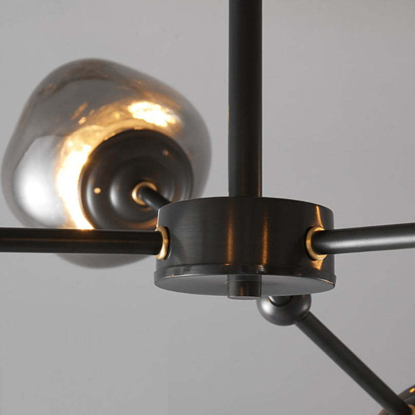 Molecular Lava Glass Chandelier for Living Room -Homdiy