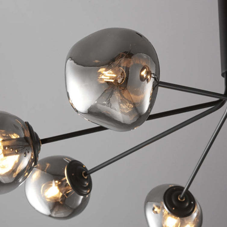 Molecular Lava Glass Chandelier for Living Room -Homdiy