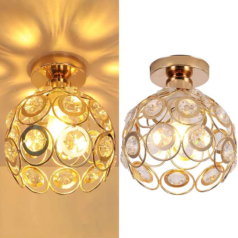 Fancy Gold Luxury Ball Hallway Ceiling Light -Homdiy