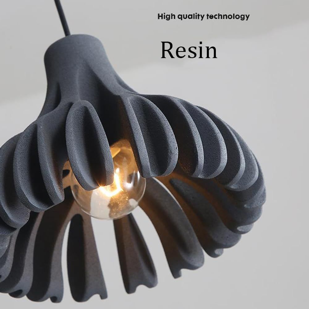 Elegant Coral Resin Pendant Lamp -Homdiy