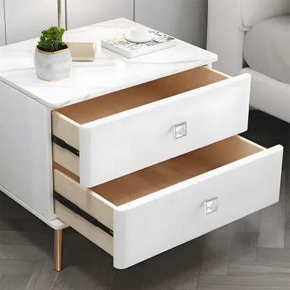 Luxury Natural Shell White Cabinet Pulls Brass Drawer Knobs