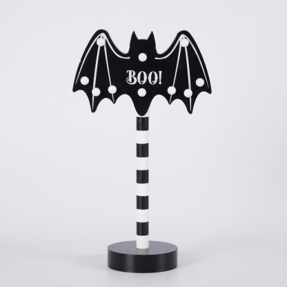 Halloween LED Wooden Figurine Table Lights