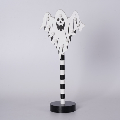 Halloween LED Wooden Figurine Table Lights