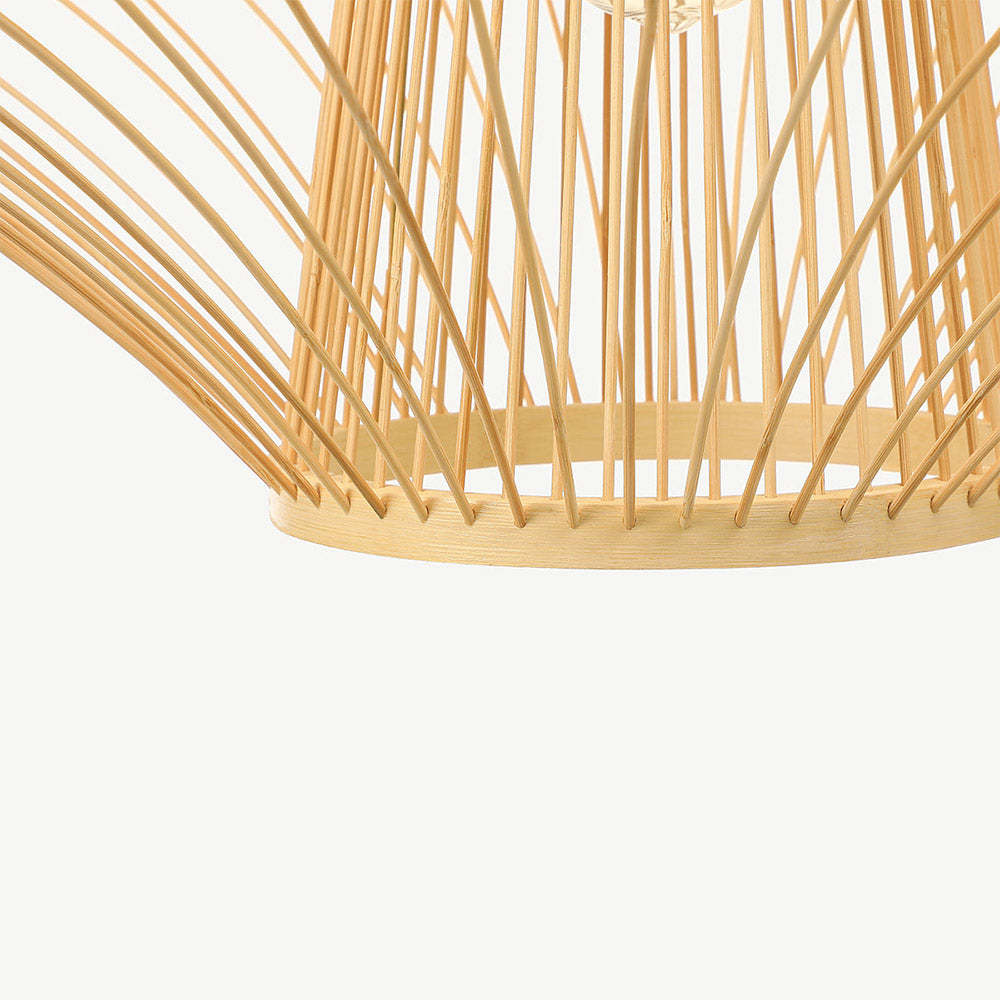 Creative Handcrafted Bamboo Pendant Light -Homdiy