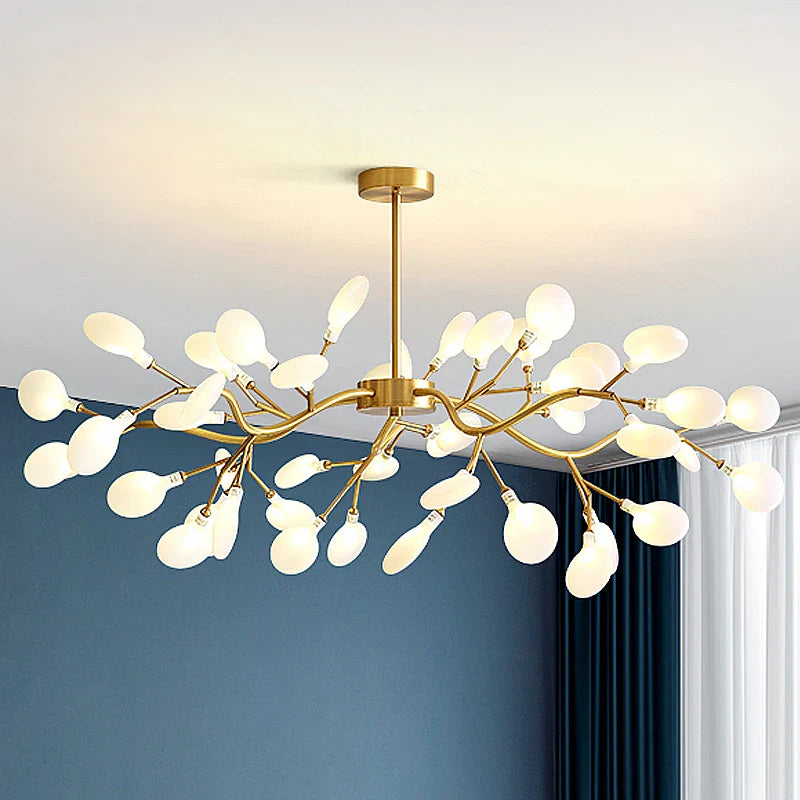 Modern Metal Acrylic Chandelier Ceiling Light For Living Room