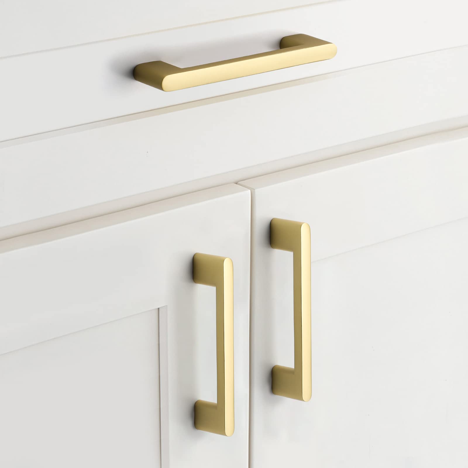 Cabinet Pulls Brushed Gold & Black Cabinet Pulls Kitchen Livingroom Pulls