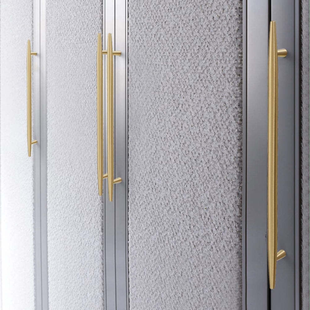 Modern Solid Brass Kitchen Cabinet Knobs and Handles -Homdiy