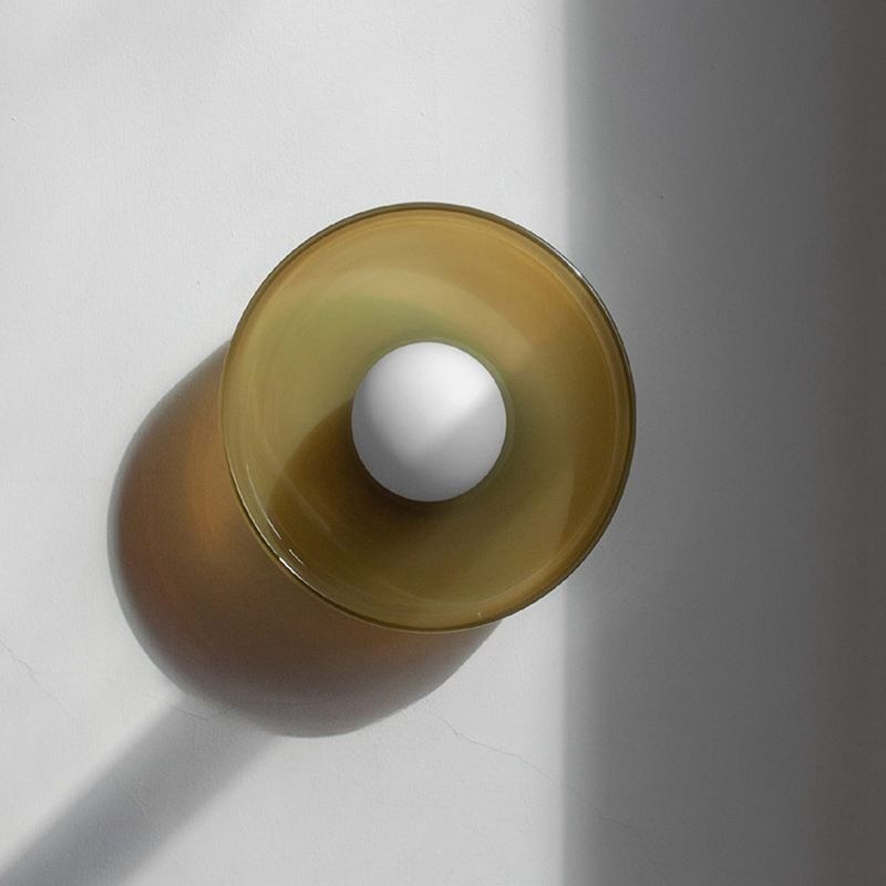 Bauhaus Mini Round Modern Glass Ceiling Light