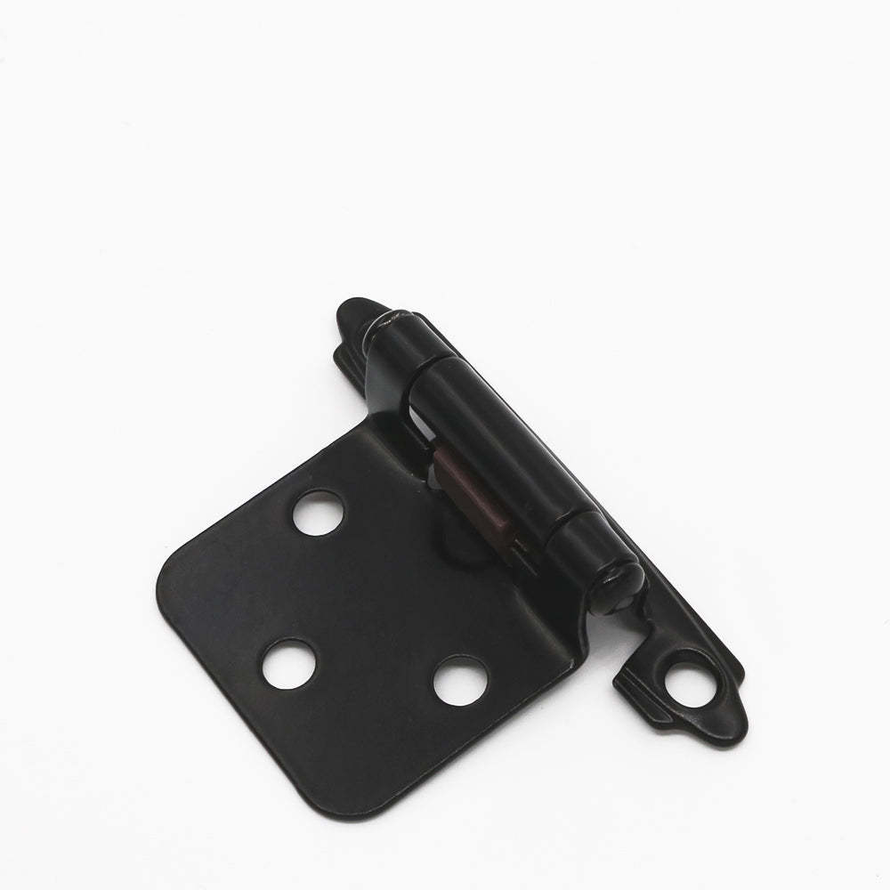 (5 pairs) SCH30BK variable overlay hinges with matte black finish -Homdiy