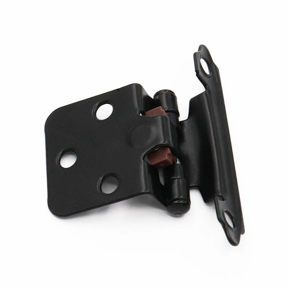 Black Self-Closing Variable Overlay Hinge (30BK) -Homdiy
