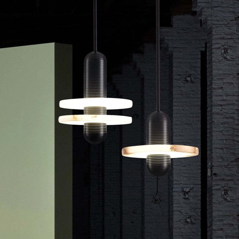 Nordic Luxury Kitchen Island Alabaster Pendant Lights -Homdiy