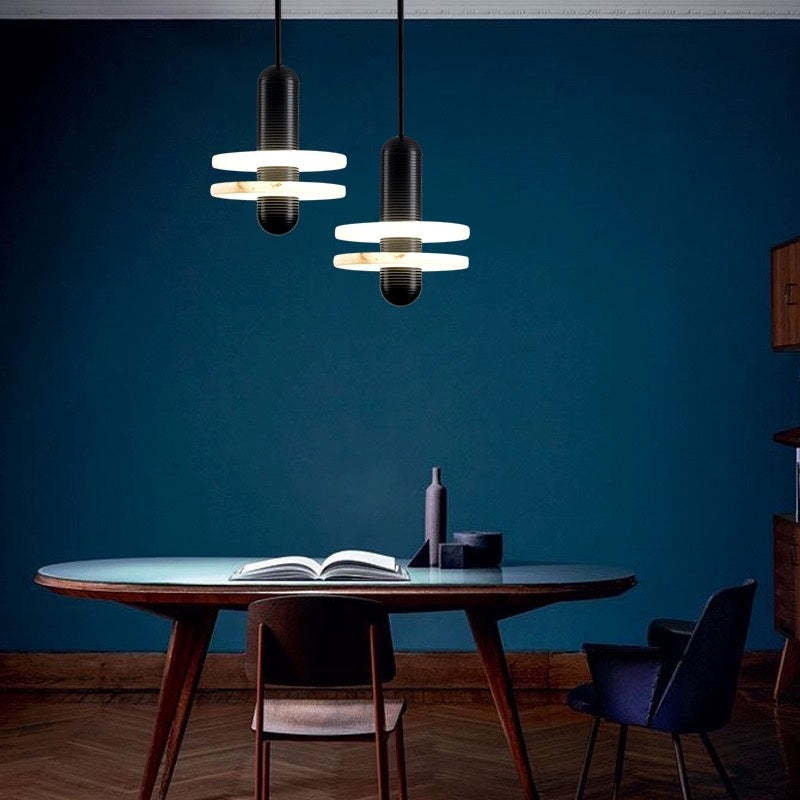 Nordic Luxury Kitchen Island Alabaster Pendant Lights -Homdiy