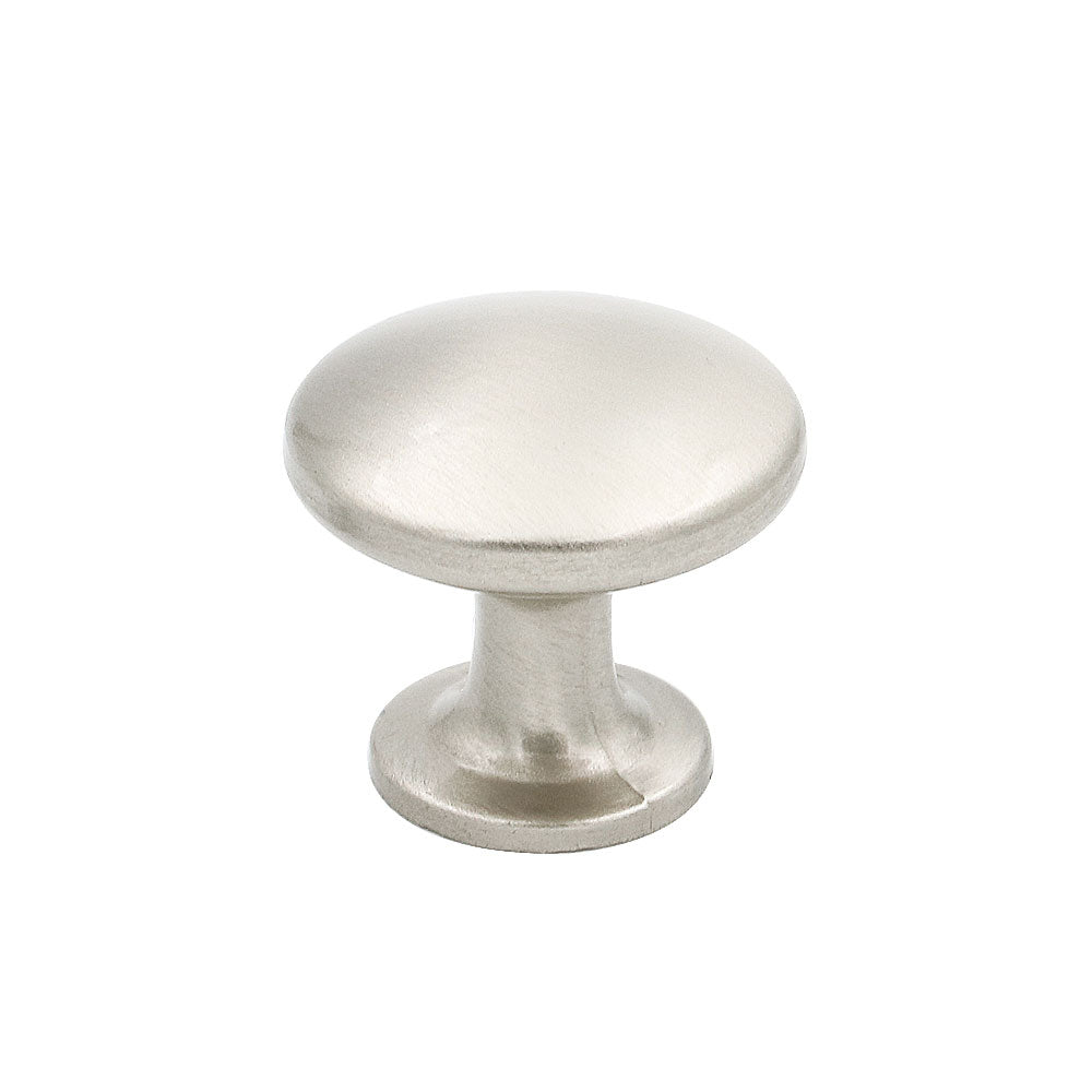 30 Pack Round Cabiner Knobs Brushed Nickel Zinc Alloy Kitchen Cabinet Hardware Handles(LS6050SNB) -Homdiy