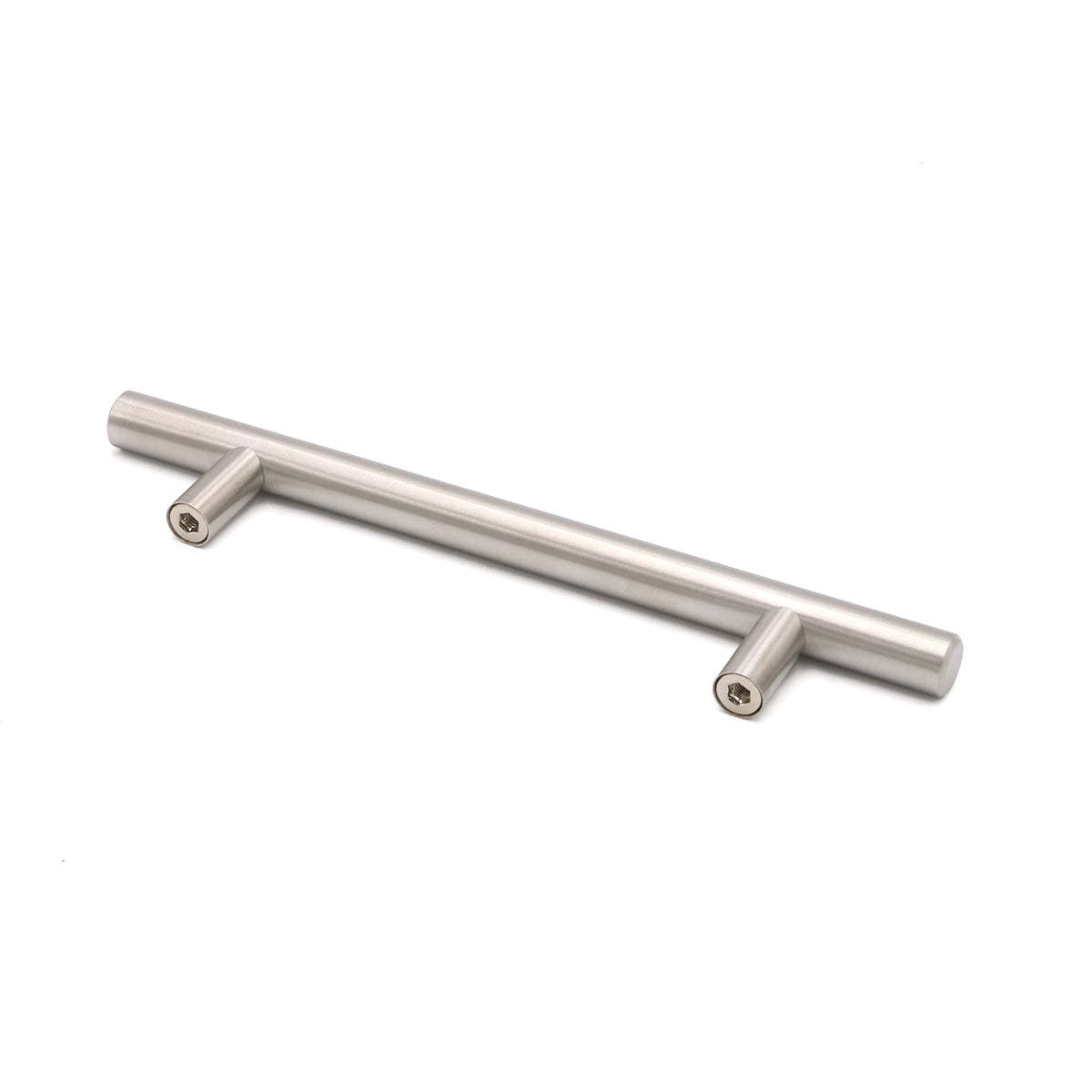 Brushed Nickel Modern Stainless Steel Cabinet Handles T Bar Drawer Pulls -Homdiy