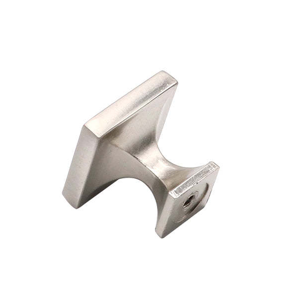30 Pack Stain Nickel 1.1in width Square Kitchen Drawer Knobs Solid(LS6785SNB) -Homdiy