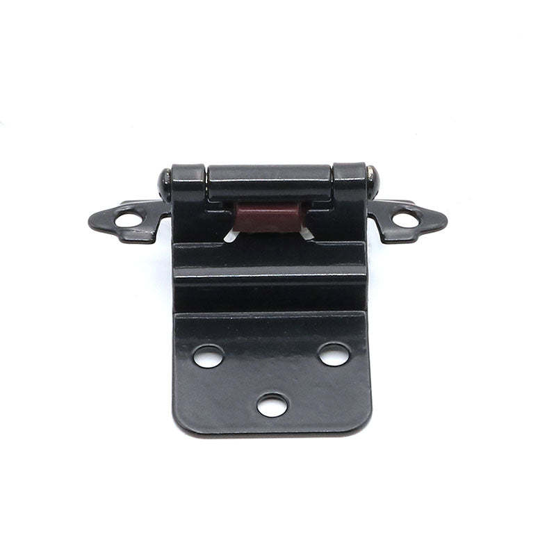5 pair black overlay self closing hinges for cabinet(38BK) -Homdiy