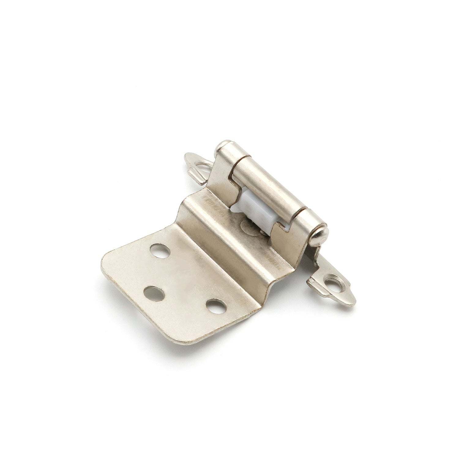 Face frame overlay hinges self-close in nickel(5 pairs) -Homdiy