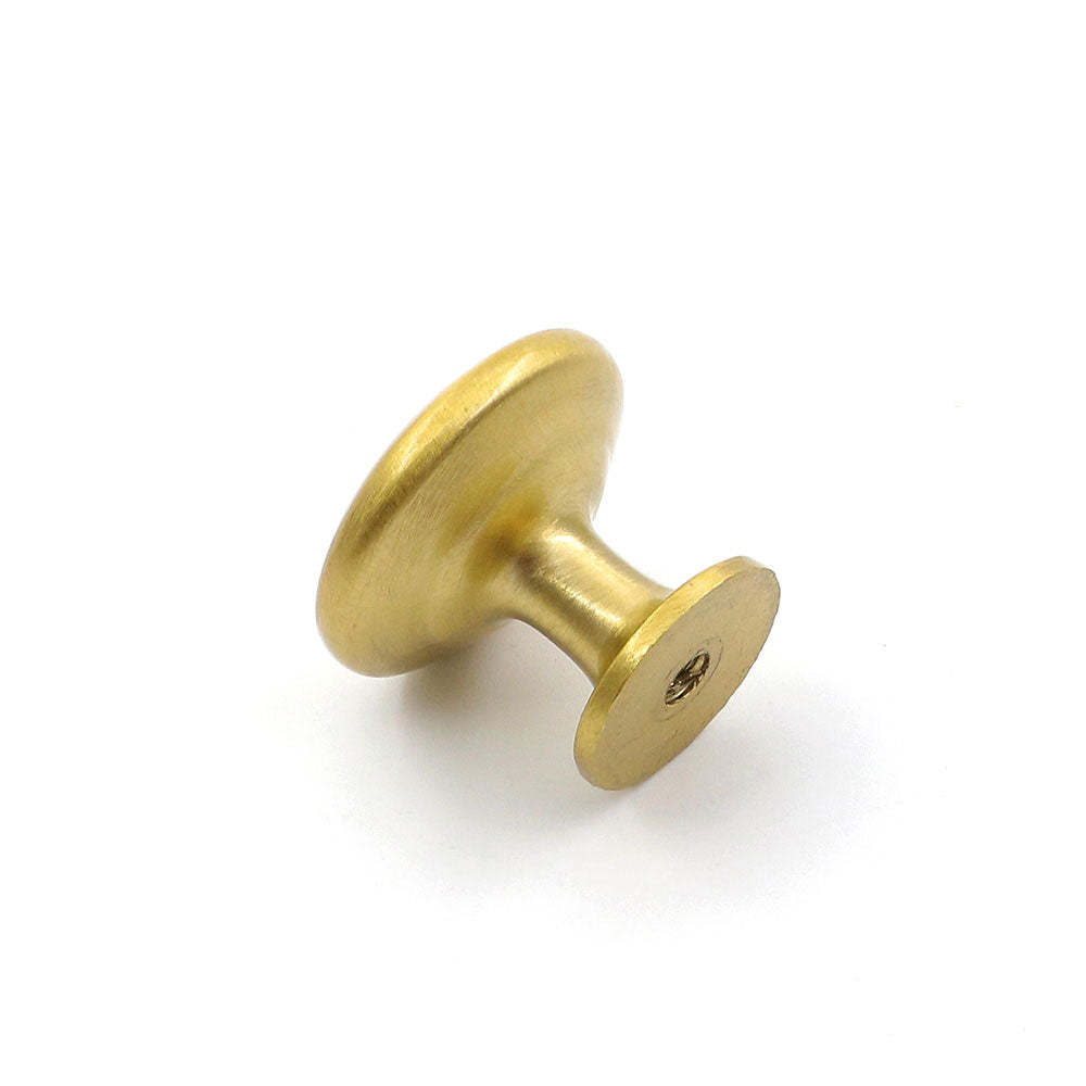 10 Pack Modern Round Cabinet Knobs Gold Kitchen Cabinet Handles Zinc Alloy(LS6050GD) -Homdiy