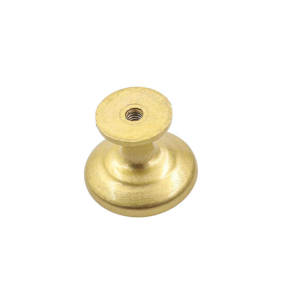 10 Pack Modern Round Cabinet Knobs Gold Kitchen Cabinet Handles Zinc Alloy(LS6050GD) -Homdiy
