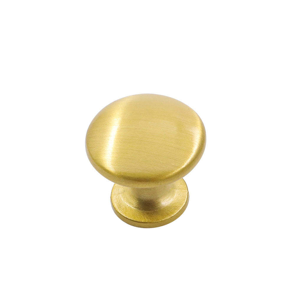 10 Pack Modern Round Cabinet Knobs Gold Kitchen Cabinet Handles Zinc Alloy(LS6050GD) -Homdiy