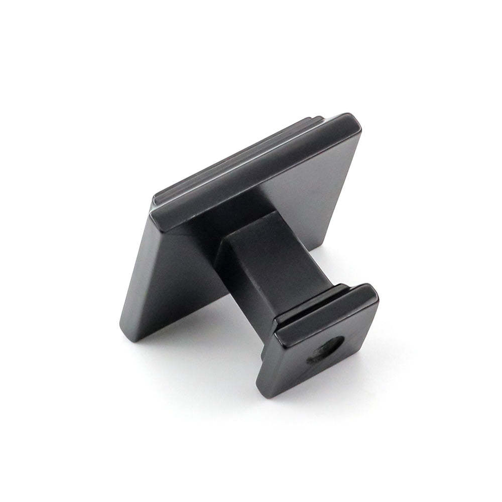 10 Pack Matte Black Cabinet Knobs Zinc Alloy Dresser Drawer Knobs For Bathroom(LS9111BK) -Homdiy