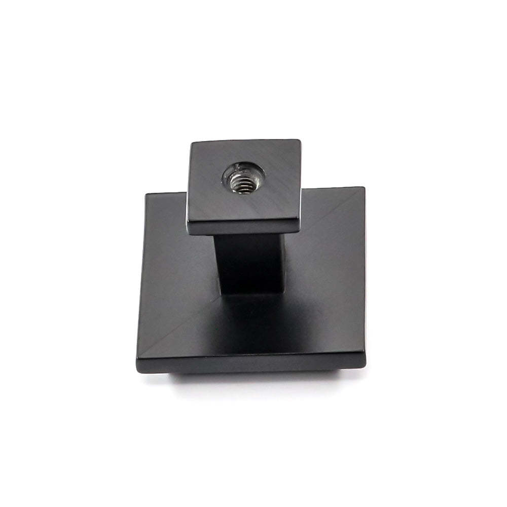 10 Pack Matte Black Cabinet Knobs Zinc Alloy Dresser Drawer Knobs For Bathroom(LS9111BK) -Homdiy