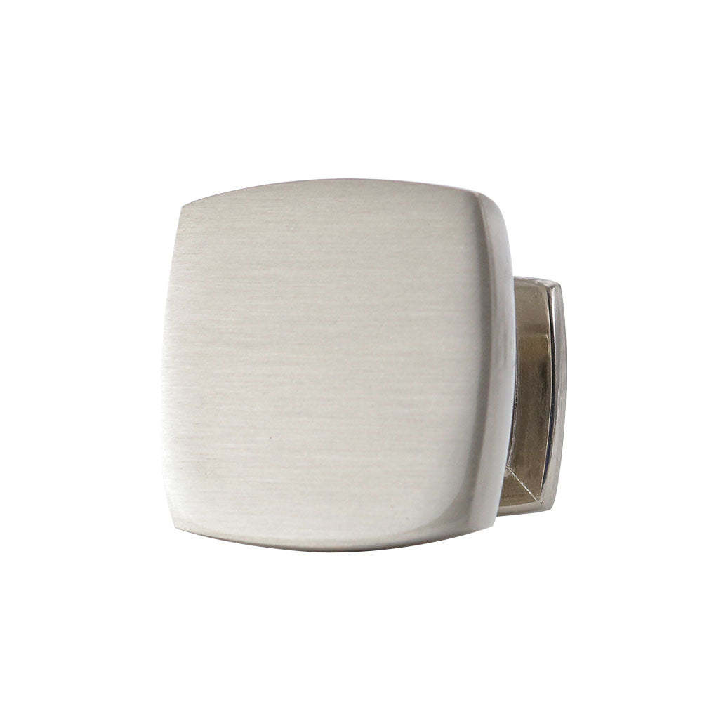 10 Pack Square Kitchen Drawer Knobs Brushed Nickel Cabinet Knobs(LS9016SNB) -Homdiy