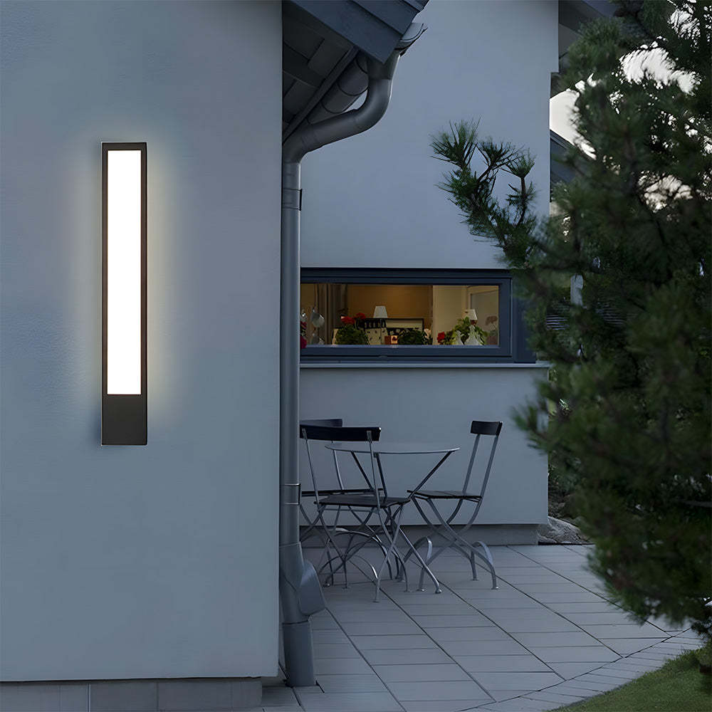 IP55 Modern Black LED Outdoor Wall Lights For Houses
