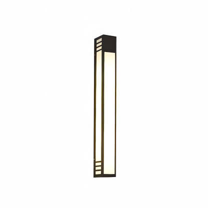 IP55 Modern Black LED Outdoor Wall Lights For Houses