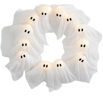 Halloween Ghost Garland String Lights for Party Decoration
