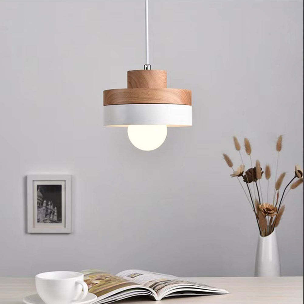 Medieval Solid Wood Pendant Hanging Light -Homdiy