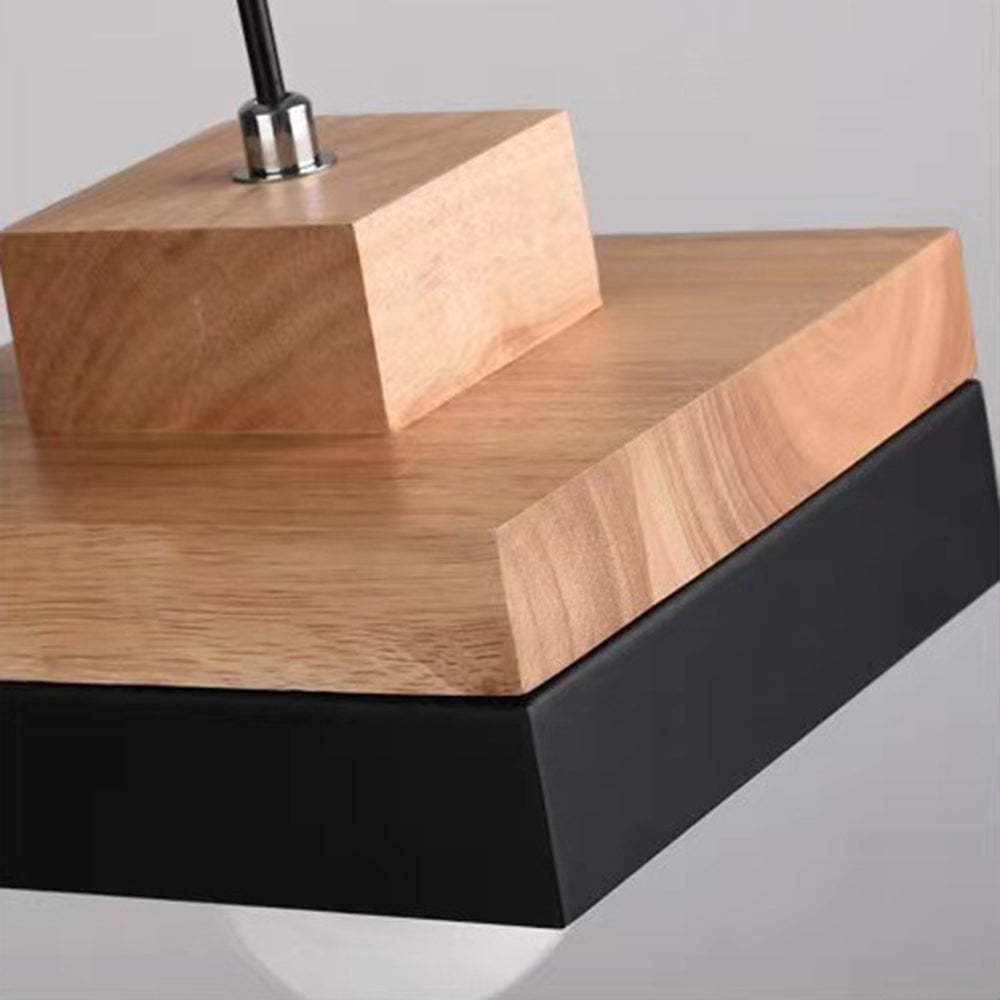 Medieval Solid Wood Pendant Hanging Light -Homdiy