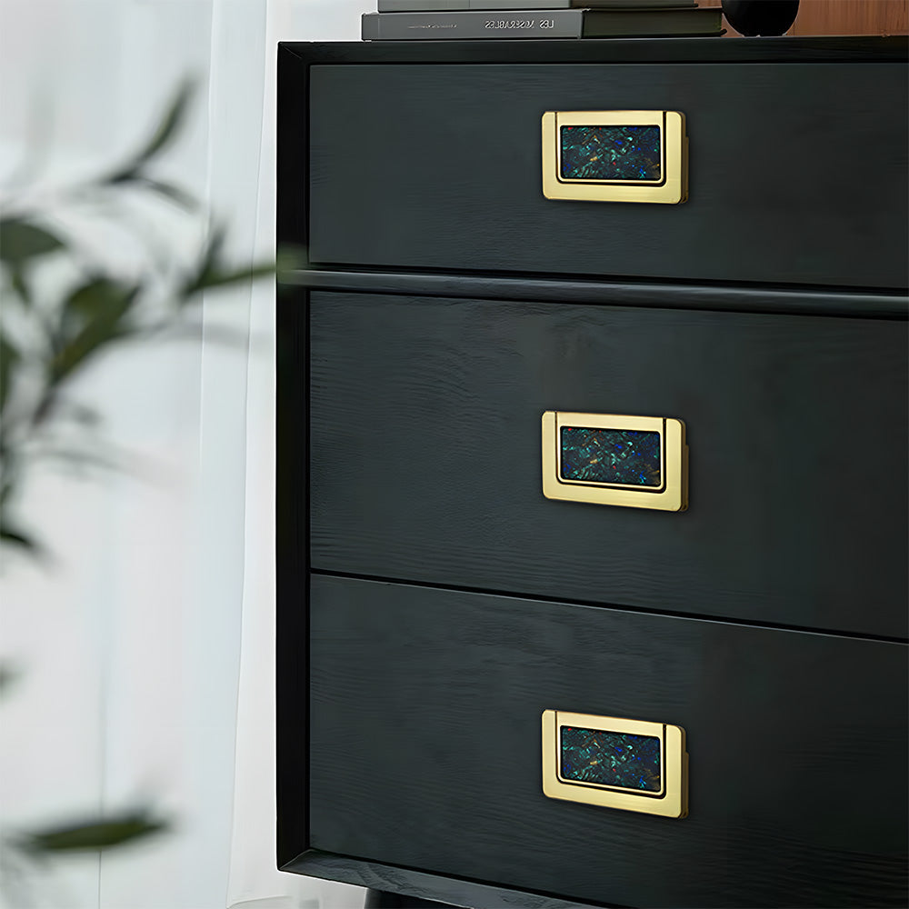 Decorative Invisible Gold Ring Zinc Alloy Drawer Handle