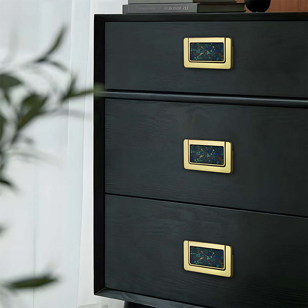 Decorative Invisible Gold Ring Zinc Alloy Drawer Handle